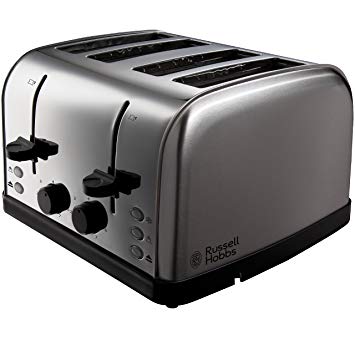 Russell Hobbs Futura 4-Slice Toaster 18790 - Stainless Steel Silver