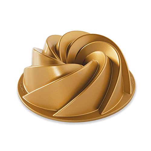 Nordic Ware 80677 Heritage Bundt Pan, One, Gold