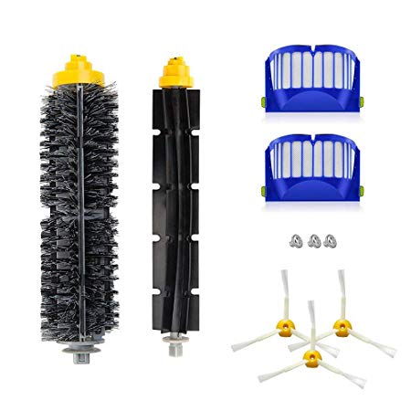 Veyette Roomba Replacement Kit for 614 630 650 655 671 690 695, Roomba Accessories 600 Series Including Brushes, Filters and Screws