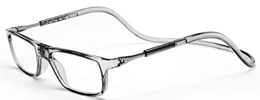 Adjustable Front Connect Reader Click Magnetic Reading Glasses
