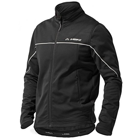 Inbike Winter Men's Windproof Thermal Cycling Jacket