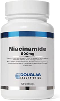 Douglas Laboratories - Niacinamide 500 mg - Energy Metabolism Support - 100 Capsules