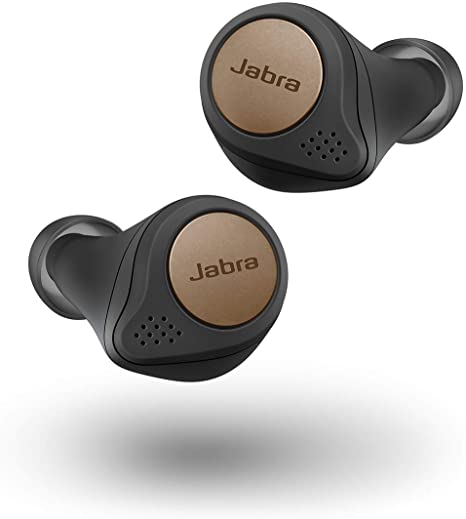 Jabra Elite Active 75t Earbuds – Alexa Enabled, True Wireless Earbuds with Charging Case, Copper Black