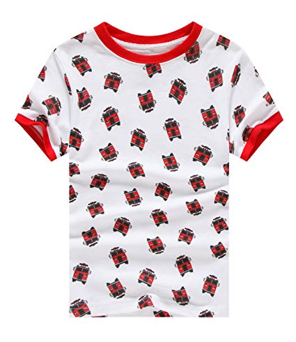 KikizYe Little Boys' Short Sleeve Summer Cotton T-Shirts Tee Kids Clothes