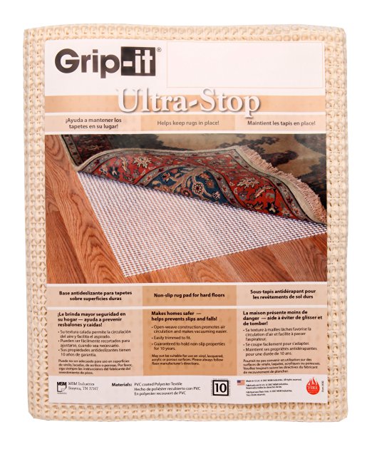 Grip-It Ultra Stop Non-Slip Rug Pad for Rugs on Hard Surface Floors, 9 by 12-Feet