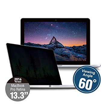 KAEMPFER Privacy Filter for Apple Macbook Pro 13” 2016~2018 model Compatible with New MacBook Air 13.3 inch 2018 Release Anti-Blue Light Anti-Glare Anti-Fouling & Scratch LG Raw Material