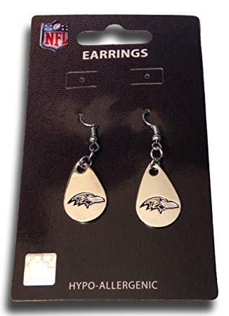 NFL Womens NFL Tear Drop Dangler Earrings