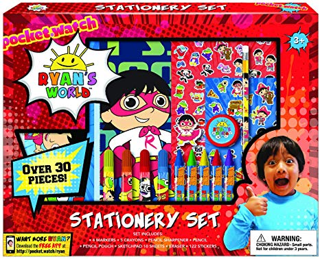 Ryan's World Coloring Art Set for Boys with Stickers