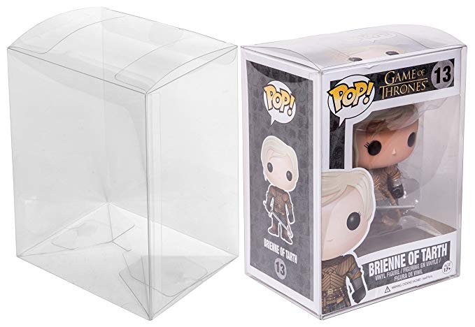 Red Co. Funko POP Clear Protectors, Standard 4 Inch Vinyl Figure Acid-Free Plastic Protective Case, 40 Pack