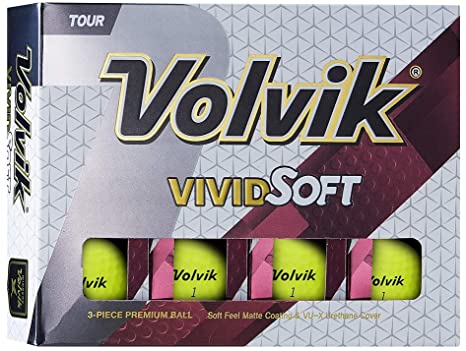 Volvik Vivid Soft Golf Balls (One Dozen)