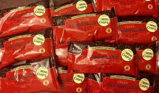 45% Cocoa Vegan Mini Chocolate Chips Dairy Free Kosher Gluten Free Nut Free 10 oz. bags ... (3 Pack)