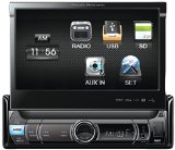 Power Acoustik PDR-780 Single Din Digital Media Receiver with Motorized Flip-Up 7-Inch LCD Touch Screen