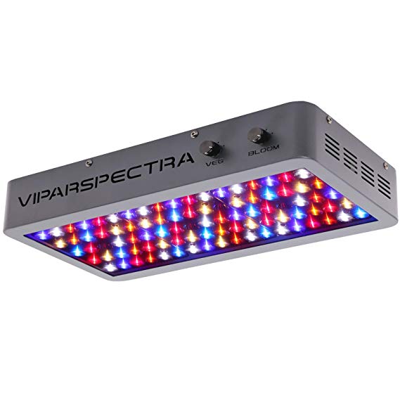 VIPARSPECTRA Dimmable Reflector Series DS450 450W LED Grow Light 12-Band Full Spectrum for Indoor Plants Veg and Flower