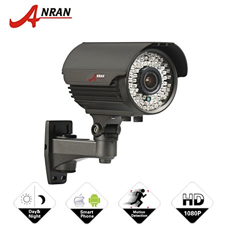 ANRAN 2.0 Megapixel HD 1080P POE 78 IR SONY CMOS Sensor Onvif Security Network IP Camera Zoom 2.8-12mm, Great Image-AR-VGB101-IP2-POE