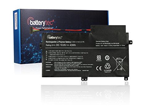 Batterytec® Laptop Battery for Samsung NP370 NP370R4E NP370R5E NP450R5V NP450R4V NP470R5E NP510R5E 510R5E BA43-00358A AA-PBVN3AB. [10.8V 43Wh 1 Year Warranty]