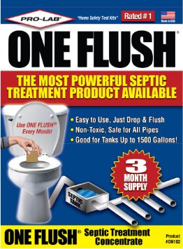 Pro-Lab Inc One Flush Septic and Leachfield Treatment Concentrate ON102