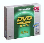 PANASONIC LMAF-120U Blank DVD-RAM Discs ( 3-Pack ) (Discontinued by Manufacturer)