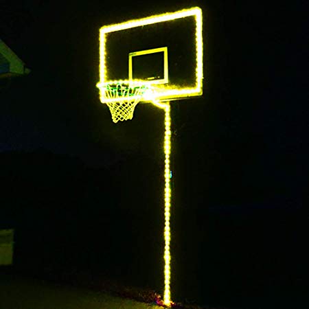 GlowCity Light Up Basketball Hoop Lighting kit(Light Up Basketball Not Inlcuded)