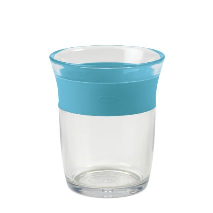 OXO Tot Cup for Big Kids with Non Slip Grip - Aqua