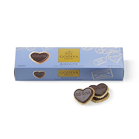 Godiva Chocolatier Dark Chocolate Biscuits