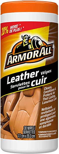 Armor All Leather Wipes, 30 Count