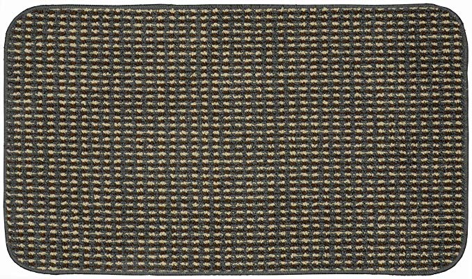 Garland Rug BC000W02404012 Berber Coloriations, 24" x 40", Cinder Gray