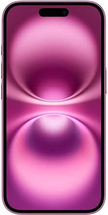 Apple iPhone 16 128 GB: 5G Handy mit Kamerasteuerung, A18 Chip und einem echten Boost für die Batterie. Funktioniert mit AirPods, Rosé