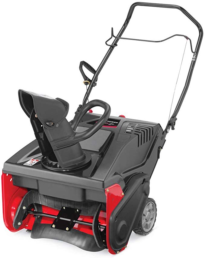 Craftsman 179cc Electric Start Single Stage Gas Powered Snow Blower with 21-Inch Clearing Width