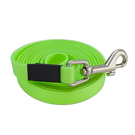 Dog Leash Waterproof Silicone Soft Handle NOT Cut Hands NOT Stain Rope