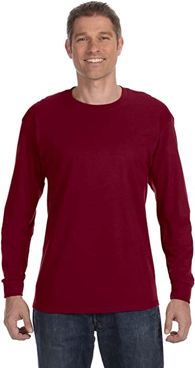 Gildan Heavy Cotton 100% Cotton Long Sleeve T-Shirt.