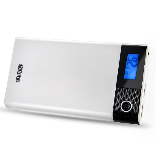Gshine [Quick Charger 2.0] Hermios QC-PB01 10000mAh Fast Charger Dual USB  Portable Power Bank with Flashlight