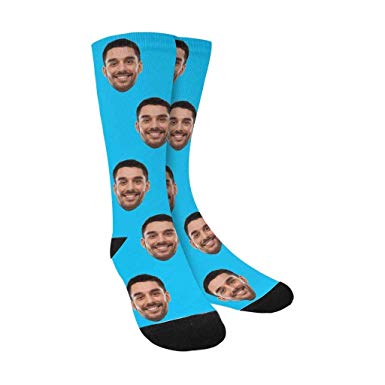 D-Story Custom your face Soft Socks for Women and Men 15.35 inch
