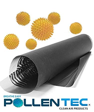 PollenTec Clean Air Window Screen (48" x 15') Black