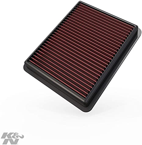 K&N Engine Air Filter: High Performance, Premium, Washable, Replacement Filter: 2012-2019 Mazda L4 (CX-5, CX-9, 6, 2, Atenza, Axela, 33-3024