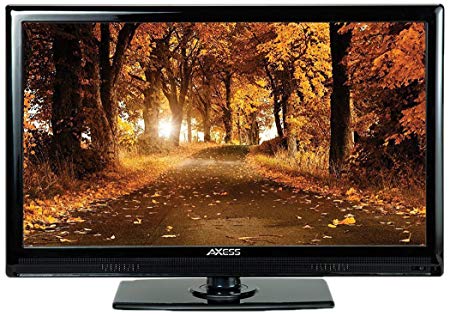 AXESS TV1701-15 15.6-Inch LED HDTV, Features 12V Car Cord Technology, VGA/HDMI/USB Inputs, Built-In Digital and Analog TV Tuner, Full Function Remote