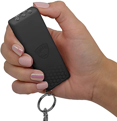 Guard Dog Security Hornet  Mini Stun Gun Keychain - Stun Gun Flashlight Now with Battery Life Indicator - Personal Defense Equipment – Rechargeable