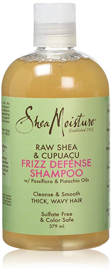 Shea Moisture Raw Shea and Cupuacu Frizz Defense Shampoo, 379 ml