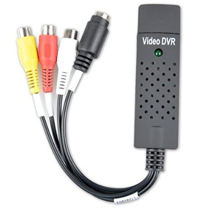 UCEC USB 2.0 Video Audio Capture Card VHS VCR TV to DVD Converter support Win 2000/Win Xp/ Win Vista /Win 7/Win 8