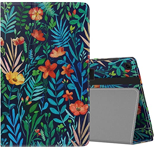 MoKo Case Fit Samsung Galaxy Tab A 10.1 2019, Premium Slim Folding Stand Cover Case for Galaxy Tab A 10.1 Inch SM-T510/SM-T515 2019 Release Tablet - Jungle Night