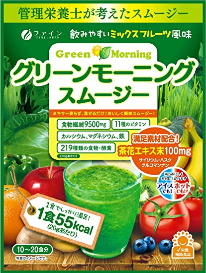 Fine Green Morning Smoothie Mixed Fruit Flavor 200g