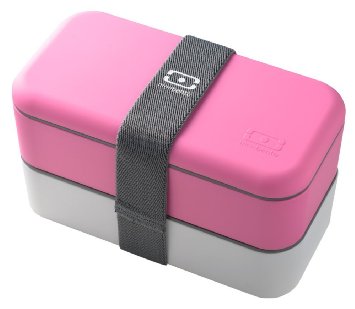 monbento-MB Original Bento Box, Pink/White