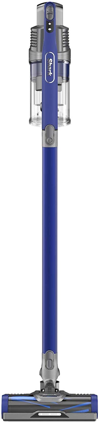 Shark IZ363HT Anti-Allergen Pet Power Cordless Stick Vacuum with PowerFins Technology and Removable Handheld, Blue