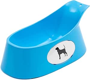 Lixit Ergonomic Bowls for Dogs with Long Ears (Blue, Small)