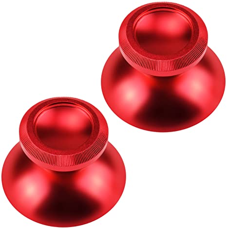 Gam3Gear Aluminum Alloy Metal Analog Thumbstick for Xbox ONE - Red (Set of 2)