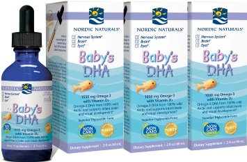 Nordic Naturals Baby's Dha, Pack of 3, 6 oz Total