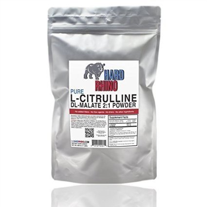 L-Citrulline DL-Malate 2:1 Powder. (500G) by Hard Rhino