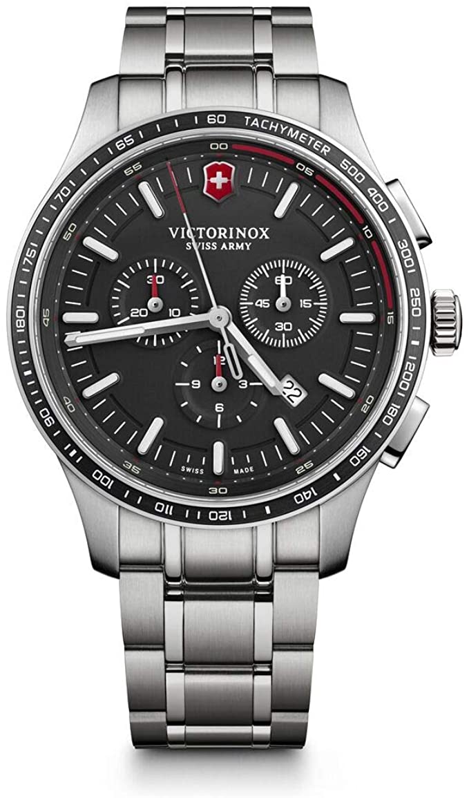 Victorinox Alliance Sport Chronograph Black Dial Men's Watch 241816