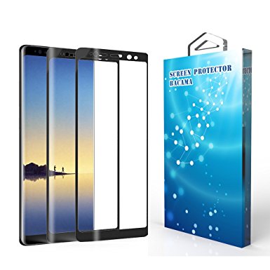 BACAMA [Easy to Install] [Full Coverage] [Case Friendly] TPU Film Screen Protector for Galaxy Note 8 (2017) HD Clear 99% Touch Responsive [2 PACK][Not Glass] [Not Wet]