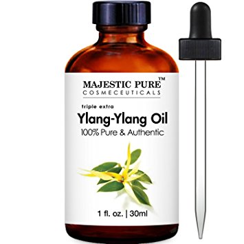 Majestic Pure Ylang Ylang Essential Oil, 100% Pure and Natural Therapeutic Grade, 1 Fluid Ounce