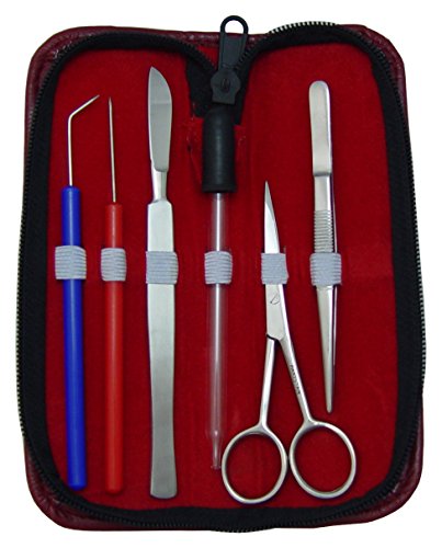 DR Instruments 60ZP Fine Zippy Dissection Kit, Grade: 9 to 12, 7" Height, 1" Wide, 2.5" Length (Pack of 7)